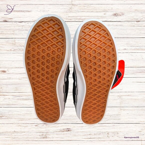 Vans Chalkboard Black Asher Slip-Ons~Kids Size 1.5~NIB~Rare! - Picture 6 of 7